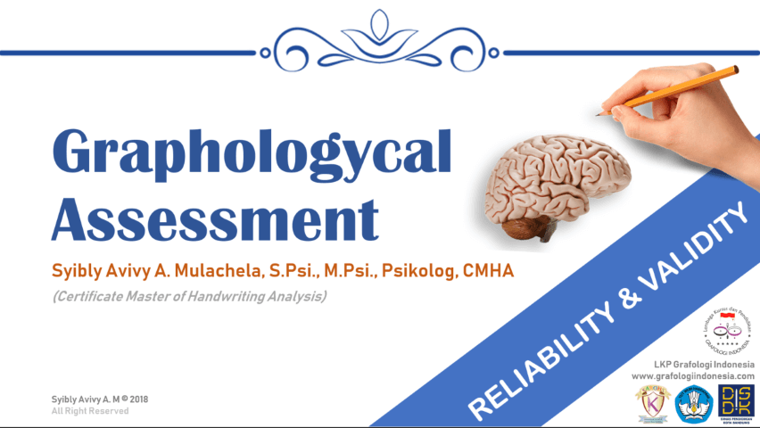 Validitas Reliabilitas Grafologi Graphology