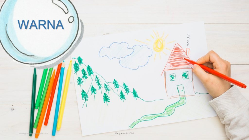 Doodle test arti gambar anak arti warna