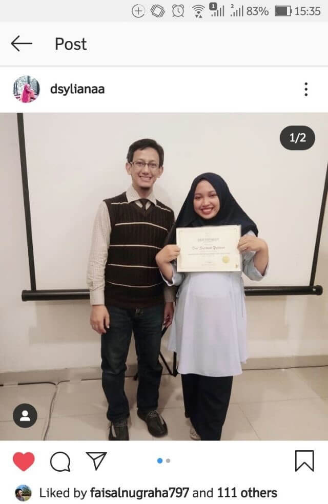 testimoni graphology untuk suplemen grafologi