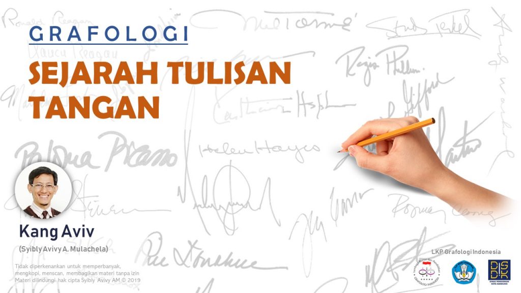 Sejarah Tulisan dan Tanda Tangan