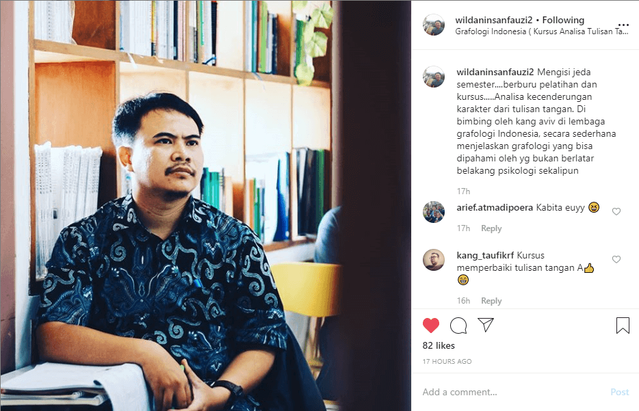 testimoni graphology untuk suplemen grafologi