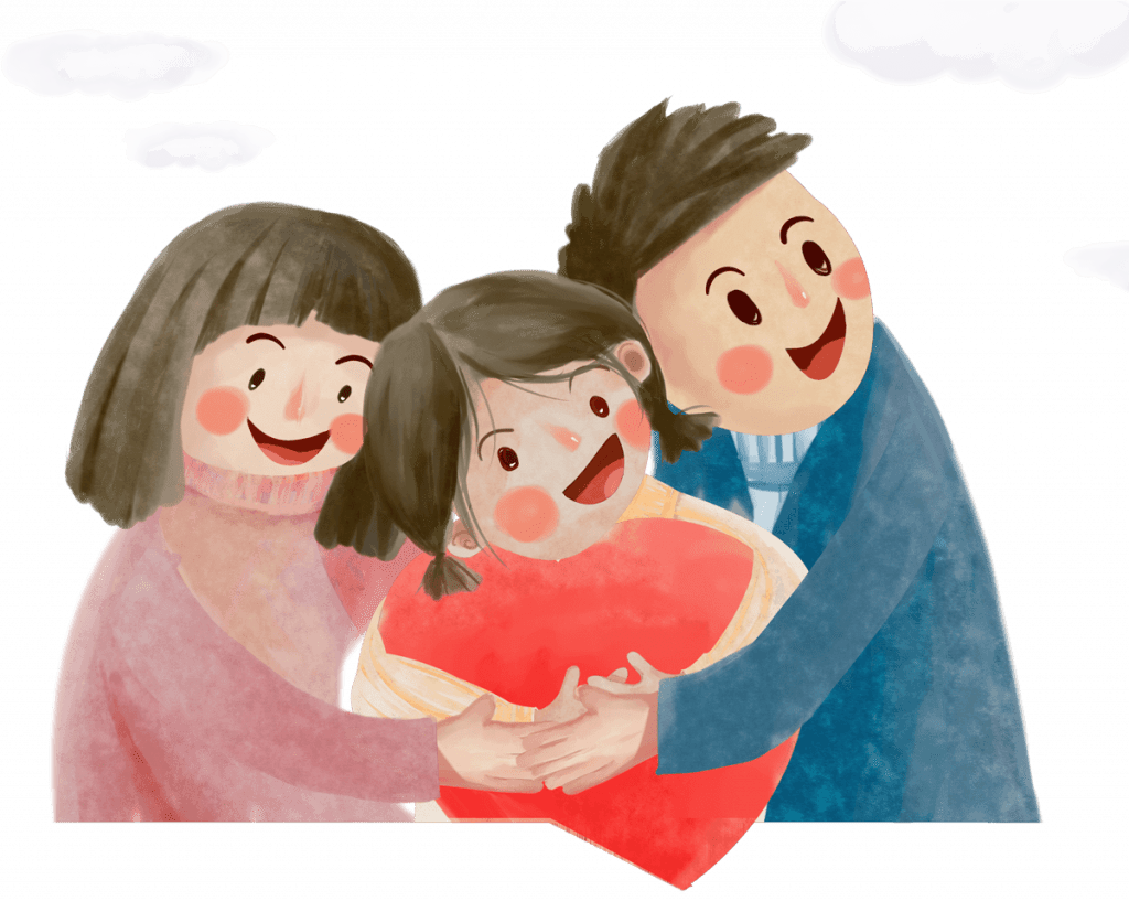 grafo-parenting - parents daughters and children of crop png t