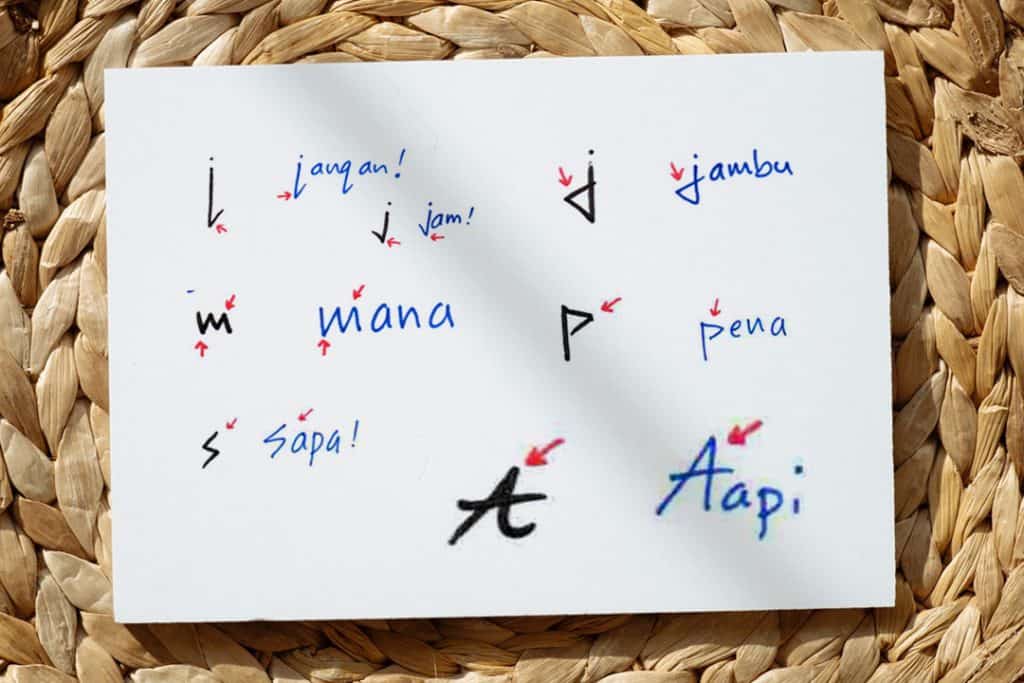 Grafologi Alfabet - gb 004