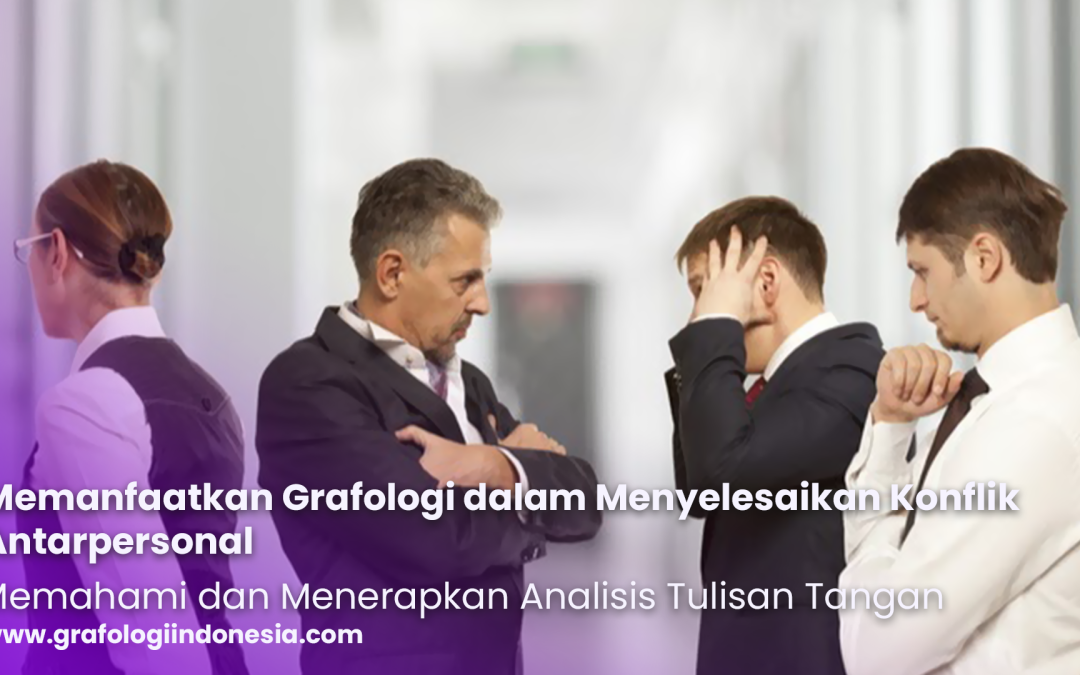 Memanfaatkan Grafologi dalam Menyelesaikan Konflik Antarpersonal: Memahami dan Menerapkan Analisis Tulisan Tangan