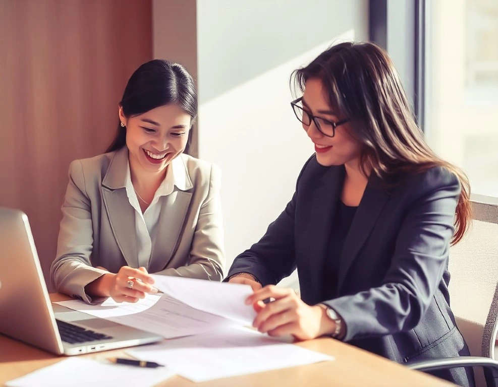 ahli grafologi sedang menganalisis tulisan tangan - LKP Grafologi Indonesia (Medium)