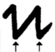 sudut di area tengah mengingikasikan pemikiran analitis penulis dan berpotensi menjadi creative writing