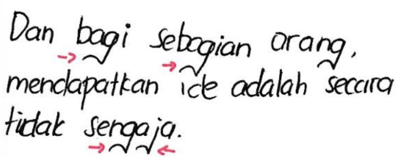 beri batasan yang positif di tahun baru dengan orang bertuliskan tangan seperti ini