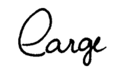 tulisan tangan dengan loop yang besar berpotensi sebagai creative writing