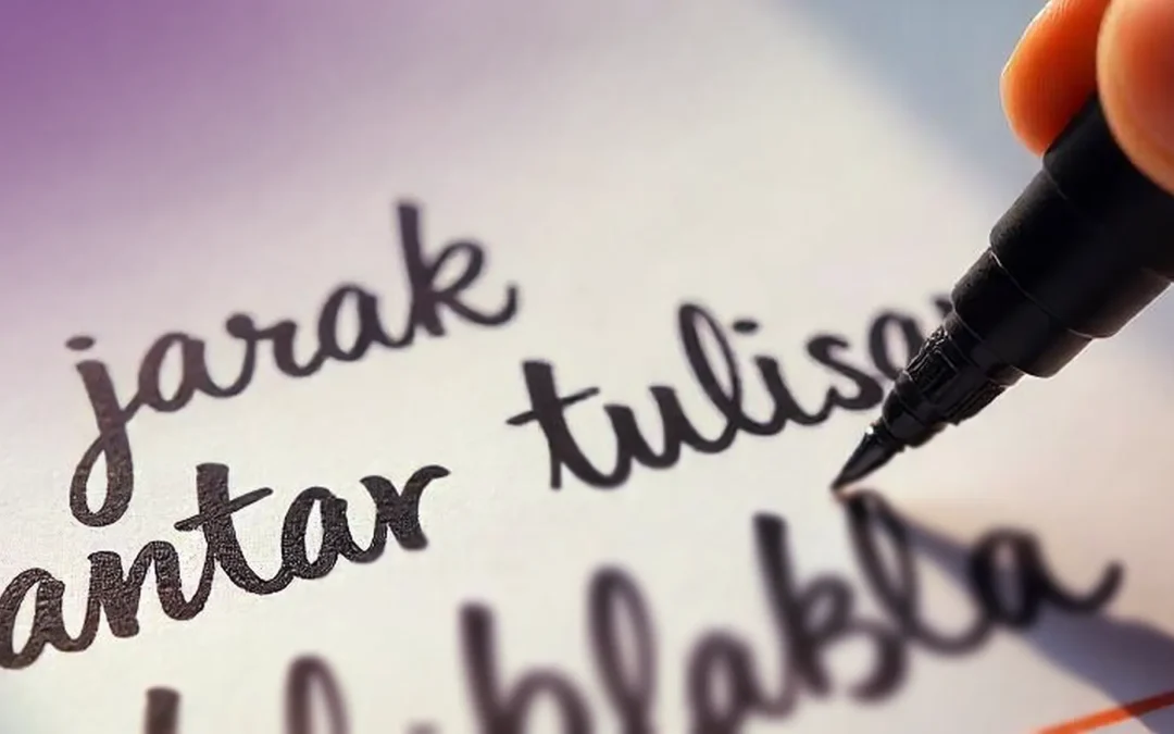 Tulisanmu Berjarak? Ketahui Arti Jarak Spasi Dalam Tulisan Tangan!